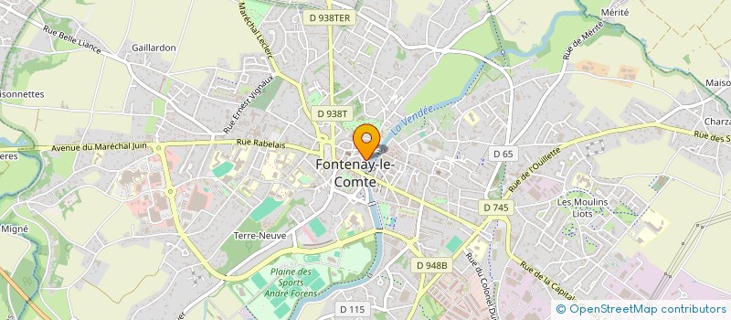 localisation de l'entreprise FREDONIA  FONTENAY-LE-COMTE