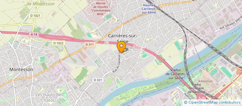 localisation de l'entreprise FREDOUCE  CARRIERES-SUR-SEINE