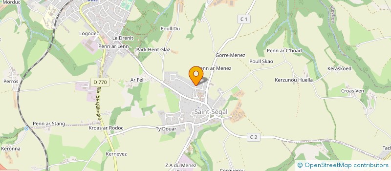 localisation de l'entreprise FREDQ ELEC  SAINT-SEGAL