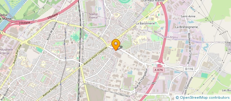 localisation de l'entreprise FREDREST à SAINT-BARTHELEMY-D'ANJOU