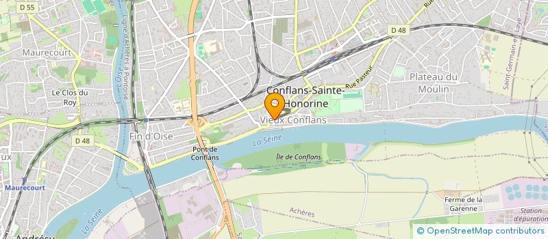 localisation de l'entreprise FREDRUN à CONFLANS-SAINTE-HONORINE