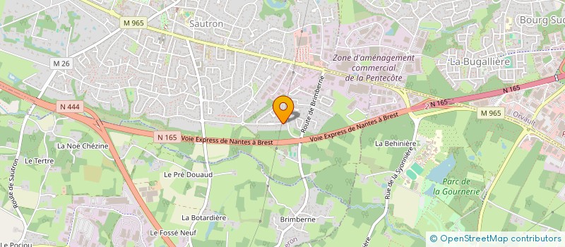 localisation de l'entreprise FREDSEL DEMI GROS  SAUTRON