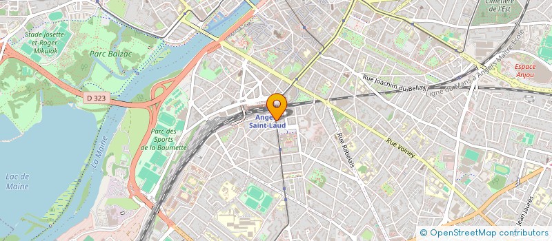 localisation de l'entreprise FREDTRANSPORT à ANGERS