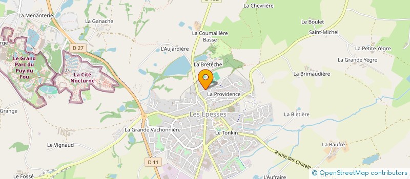 localisation de l'entreprise FREDY BOSSARD à LES EPESSES