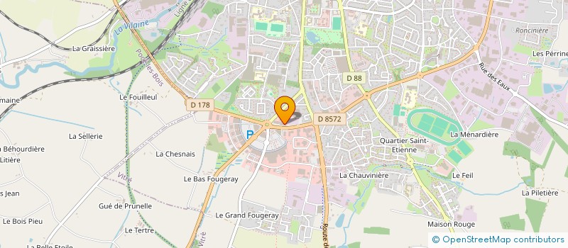 localisation de l'entreprise FREDYEC à VITRE