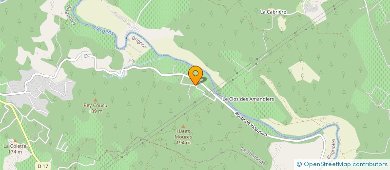 localisation de l'entreprise FREDYMMO  LE THORONET