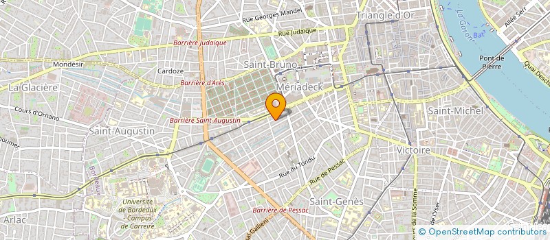 localisation de l'entreprise FREE ARC à BORDEAUX