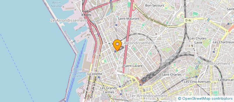 localisation de l'entreprise FREE AUDITION à MARSEILLE