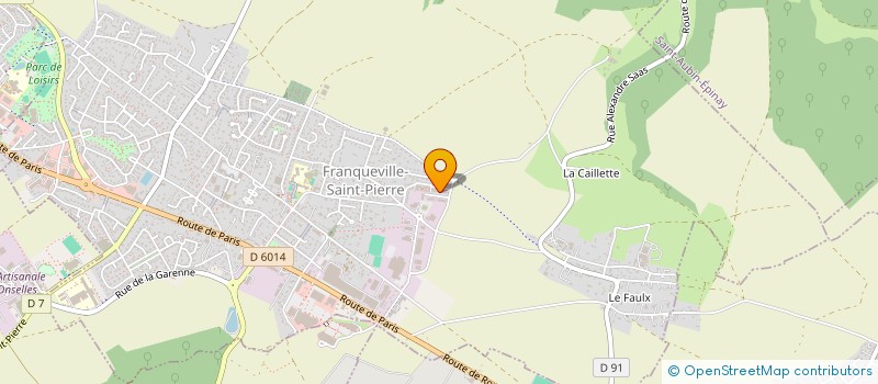 localisation de l'entreprise FREE BALL BILLARDS CLUB FSP/PER  FRANQUEVILLE-SAINT-PIERRE