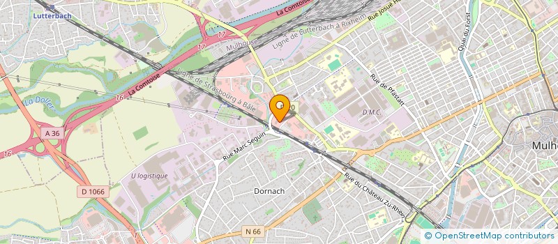 localisation de l'entreprise FREE BIKE à MULHOUSE