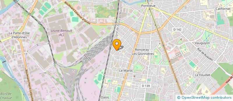 localisation de l'entreprise FREE BIKE CONCEPT à LE MANS