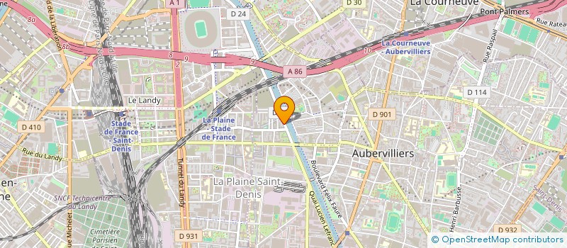 localisation de l'entreprise FREE CAR PARYS METAUX à AUBERVILLIERS