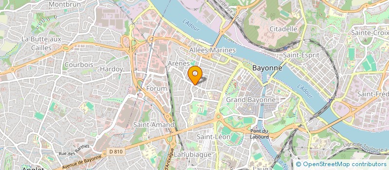 localisation de l'entreprise FREE CASH à BAYONNE