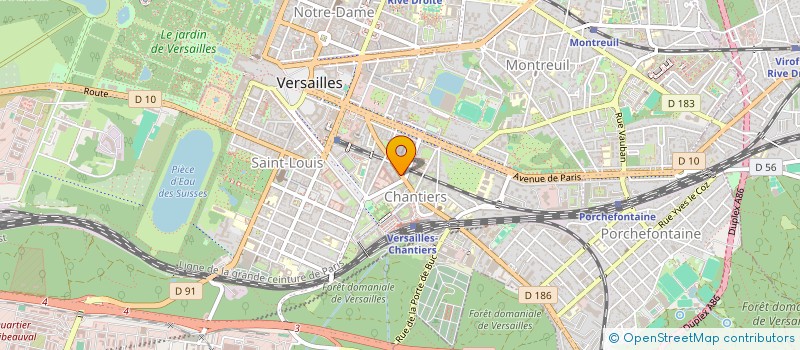 localisation de l'entreprise FREE CITY ENERGY à VERSAILLES