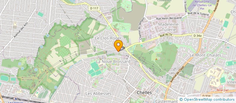 localisation de l'entreprise FREE CONCEPT  CHELLES