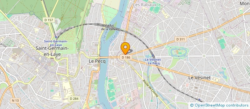 localisation de l'entreprise FREE CONSULT  LE VESINET