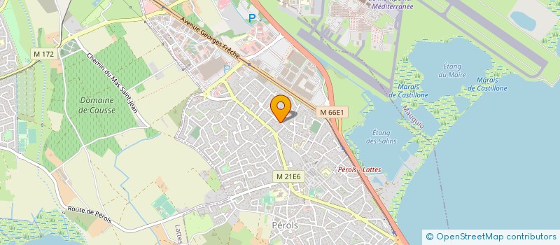 localisation de l'entreprise FREE CONTROL  PEROLS
