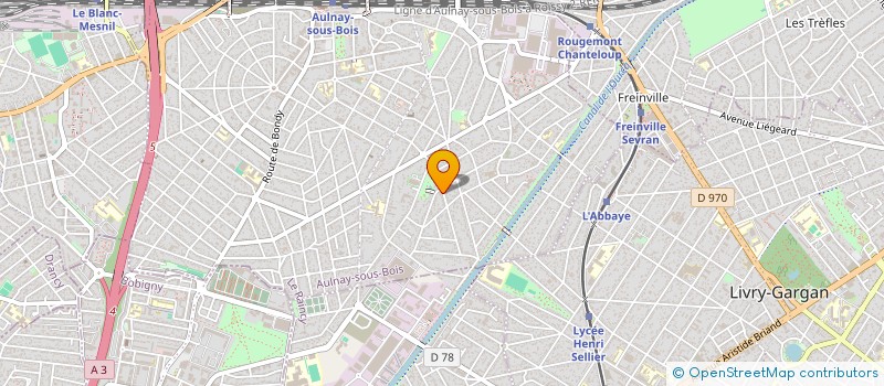 localisation de l'entreprise FREE DOM AULNAY à AULNAY-SOUS-BOIS