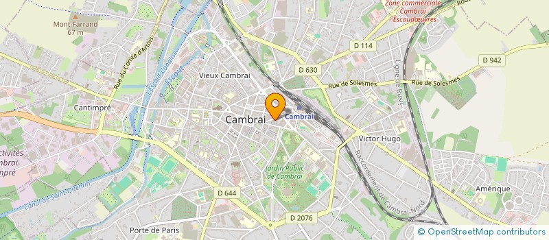 localisation de l'entreprise FREE DOM CAMBRAI à CAMBRAI