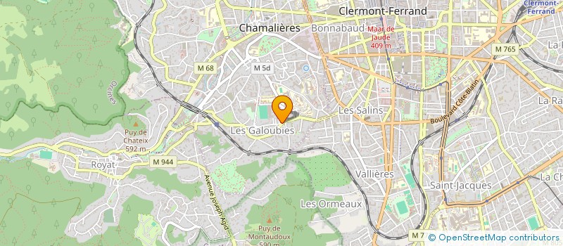localisation de l'entreprise FREE DOM CLERMONT FERRAND à CHAMALIERES