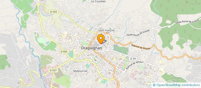 localisation de l'entreprise FREE DOM DRACENIE à DRAGUIGNAN