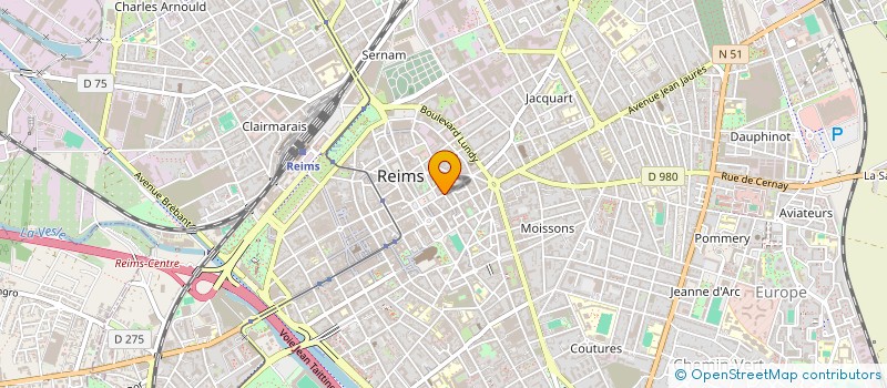 localisation de l'entreprise FREE DOM' REIMS  REIMS