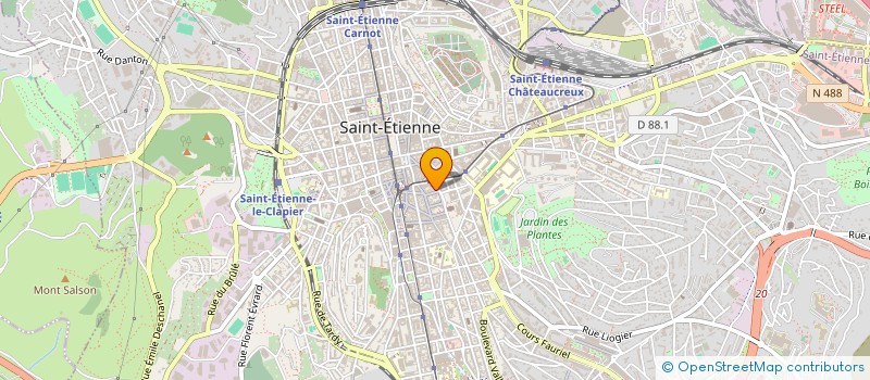 localisation de l'entreprise FREE DOM' SAINT ETIENNE  SAINT-ETIENNE