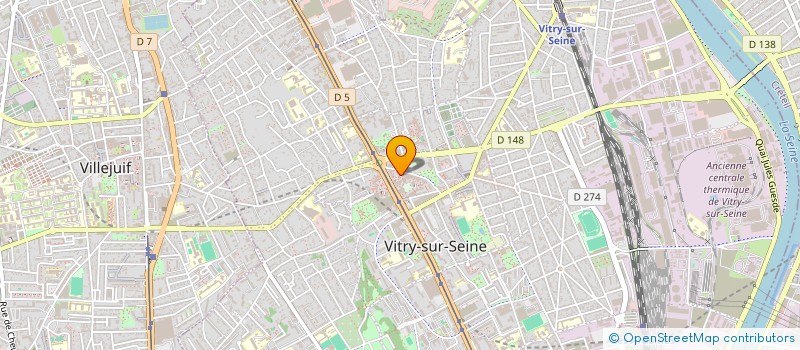 localisation de l'entreprise FREE FIGHT ACADEMY VITRY à VITRY-SUR-SEINE