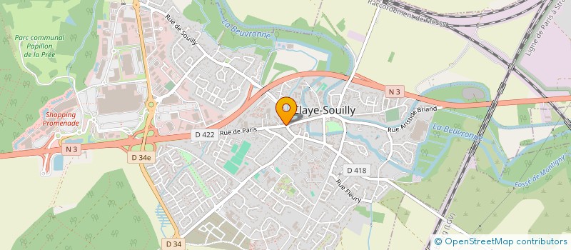 localisation de l'entreprise FREE FIRE MUSIC & ARTS ASSOCIATION  CLAYE-SOUILLY