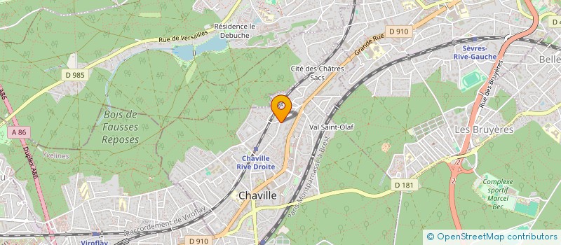 localisation de l'entreprise FREE HORSERIDERS à CHAVILLE