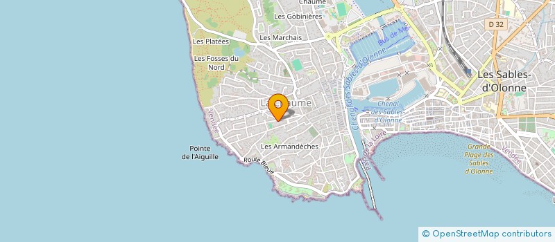 localisation de l'entreprise FREE KICK CONSULTING à LES SABLES D'OLONNE