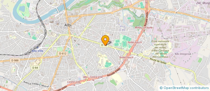 localisation de l'entreprise FREE LANCE SERVICE SAS à ALBI