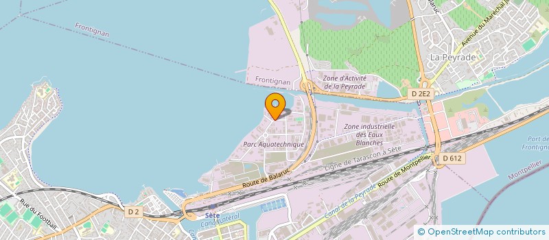 localisation de l'entreprise FREE NAUTIC CONCEPT  SETE