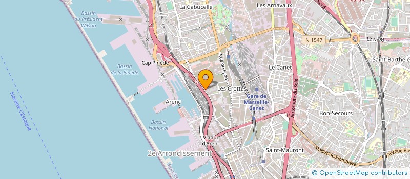 localisation de l'entreprise FREE PRO à MARSEILLE