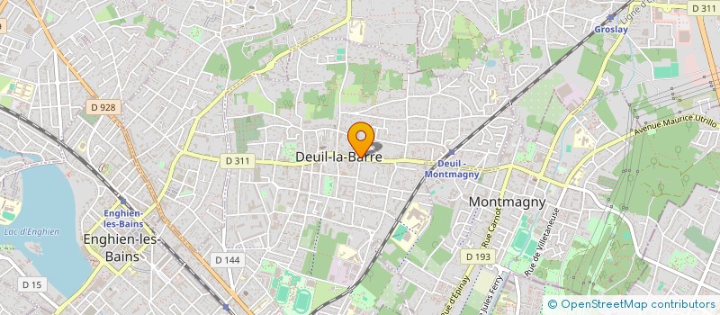 localisation de l'entreprise FREE RENT SCI  DEUIL-LA-BARRE