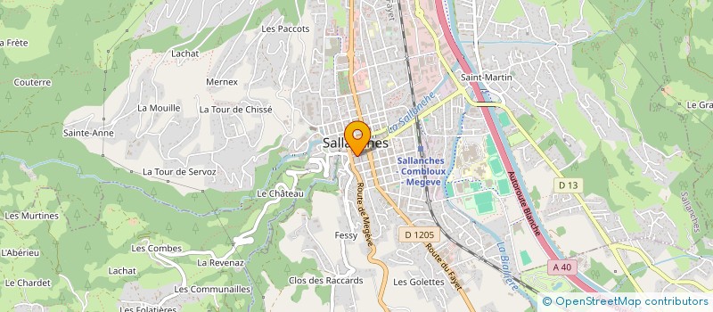 localisation de l'entreprise FREE RUN SPIRIT à SALLANCHES