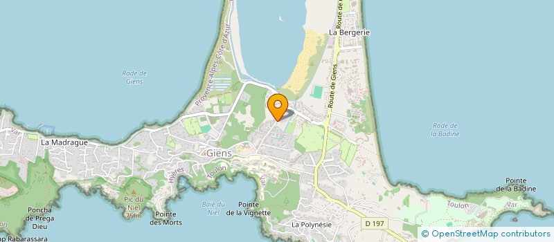 localisation de l'entreprise FREE-SBE  HYERES