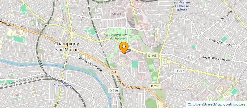 localisation de l'entreprise FREE SHOP DISTRIBUTION à CHAMPIGNY-SUR-MARNE