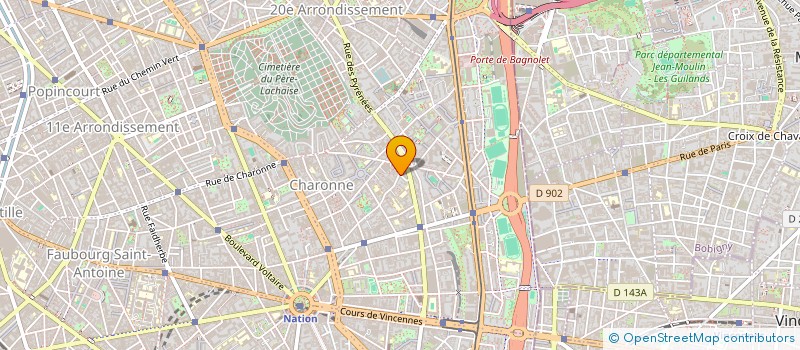 localisation de l'entreprise FREE STYL R  PARIS