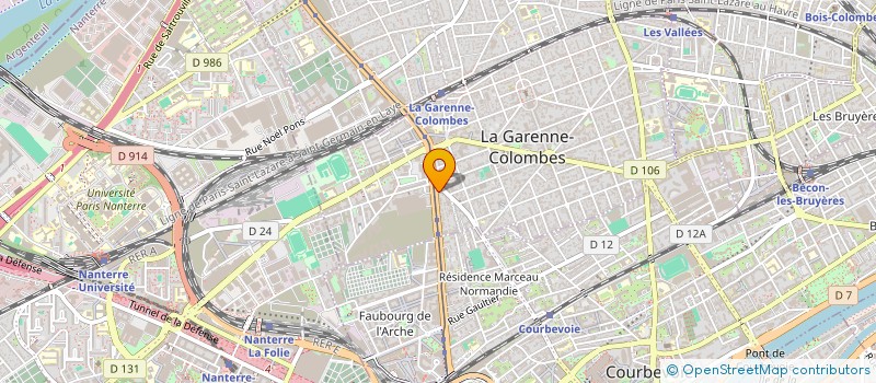 localisation de l'entreprise FREE STYLE  LA GARENNE-COLOMBES