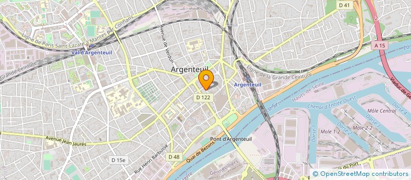 localisation de l'entreprise FREE STYLE COIFFURE à ARGENTEUIL