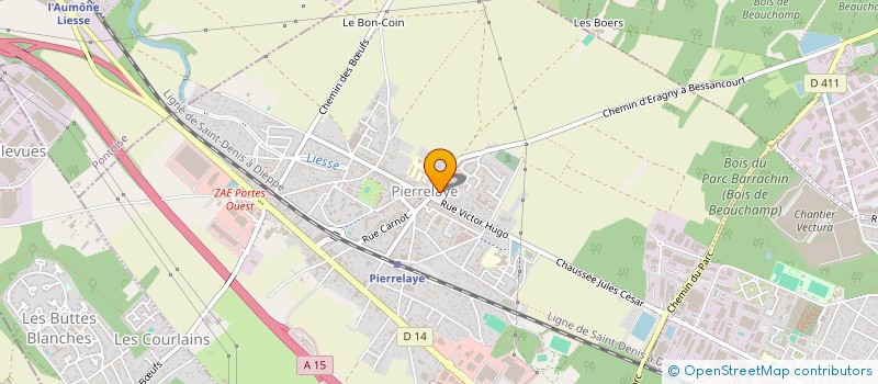 localisation de l'entreprise FREE STYLE COMMUNICATION ET DISTRIBUTION à PIERRELAYE