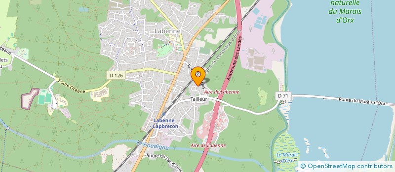 localisation de l'entreprise FREE SURFING  LABENNE