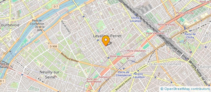 localisation de l'entreprise FREE TEAM IT à LEVALLOIS-PERRET