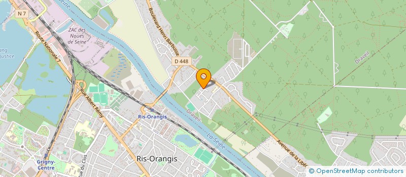 localisation de l'entreprise FREEANDIZ SAS à DRAVEIL