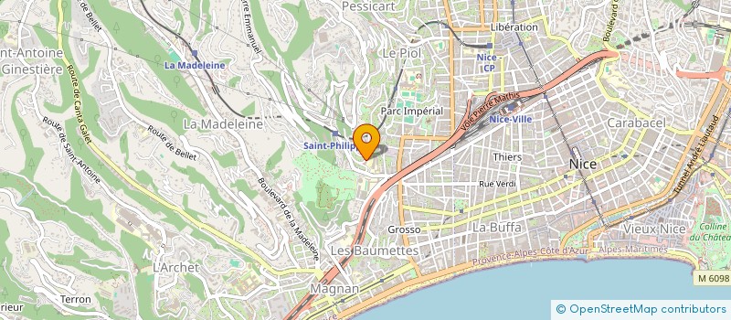 localisation de l'entreprise FREEBAT à NICE