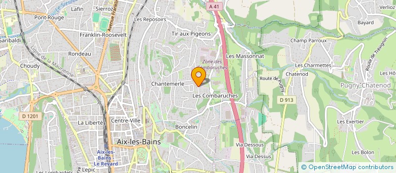 localisation de l'entreprise FREEBIRD à AIX-LES-BAINS