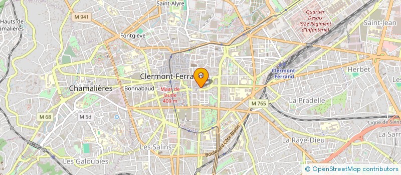 localisation de l'entreprise FREEBIRD MRM  CLERMONT-FERRAND