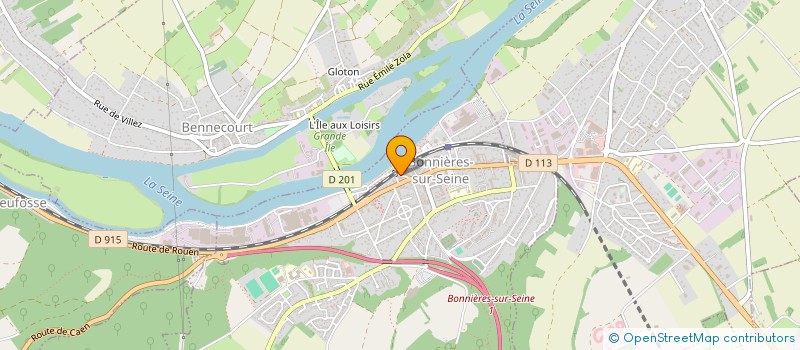 localisation de l'entreprise FREEBIZ  BONNIERES-SUR-SEINE