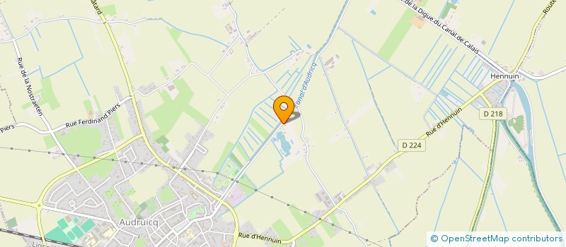 localisation de l'entreprise FREEBRIDGE  AUDRUICQ